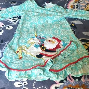 Adorable cotton Santa dress
